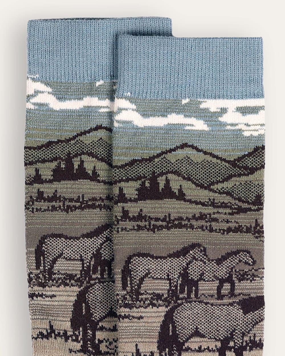 Pendleton Shop Shadow Mountain Pattern Merino Blend Crew Socks