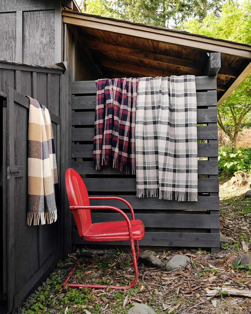 Pendleton Shop Now for the Eco-Wise Wool Fringed Throw