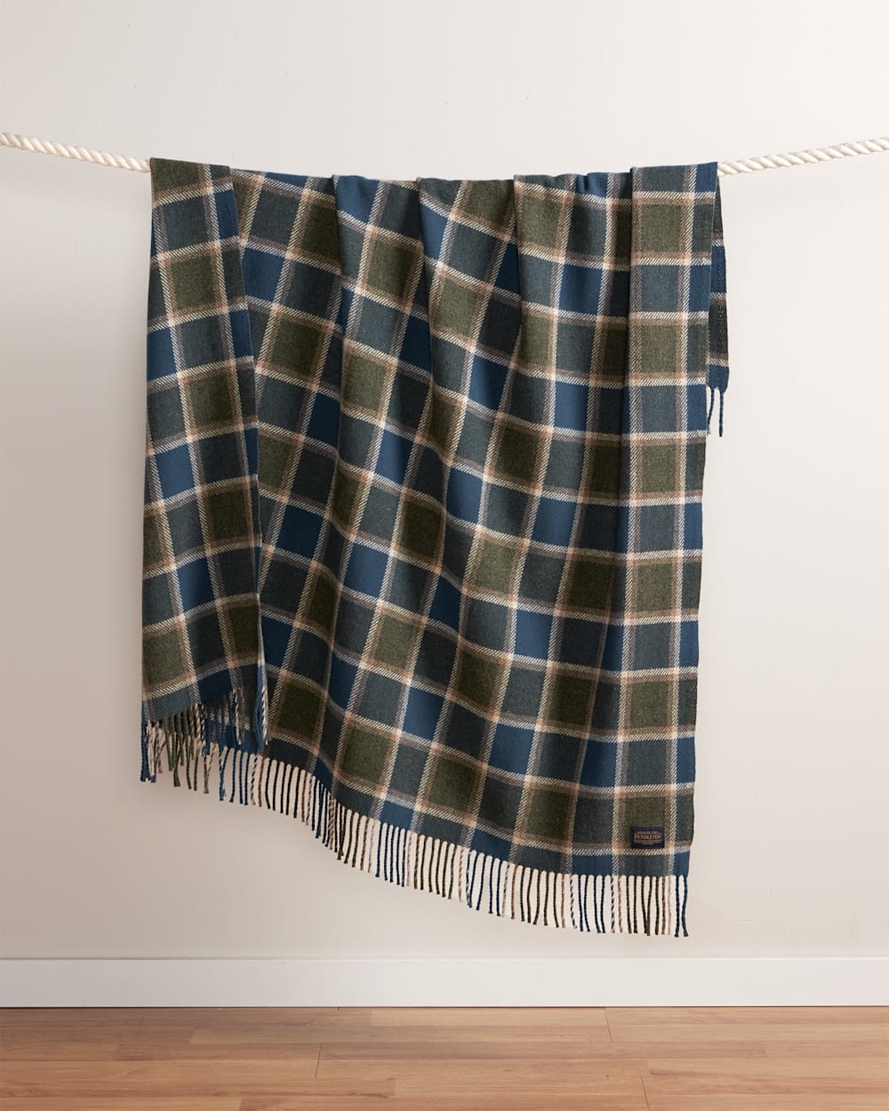 Pendleton Shop Now for the Eco-Wise Wool Fringed Throw