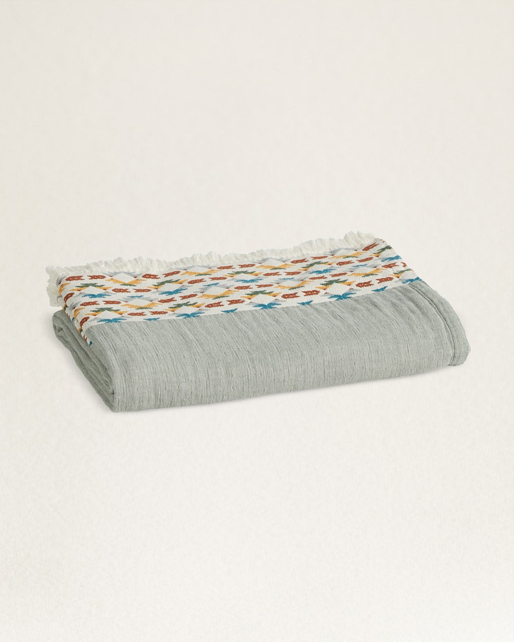 Pendleton Shop Organic Cotton Fringed Throw