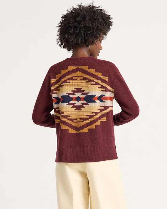 Pendleton Shop Women's Lambswool Tumalo Cardigan in Sweaters