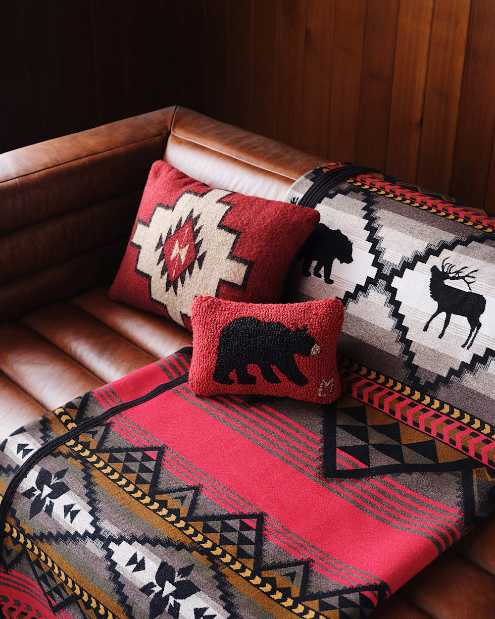 Pendleton Lost Trail Wool Blanket Design