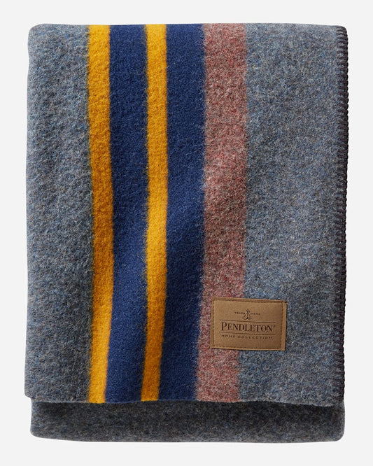 Pendleton Shop Cozy Yakima Camp Throws in Retiring Colors