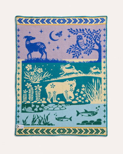 Pendleton Folk Forest Crib Blanket