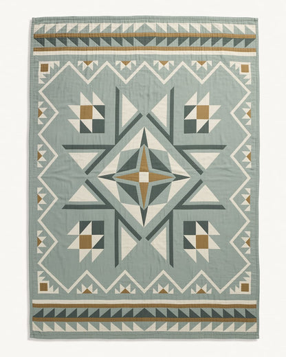 Pendleton Quilted Star Cotton Matelasse Coverlet