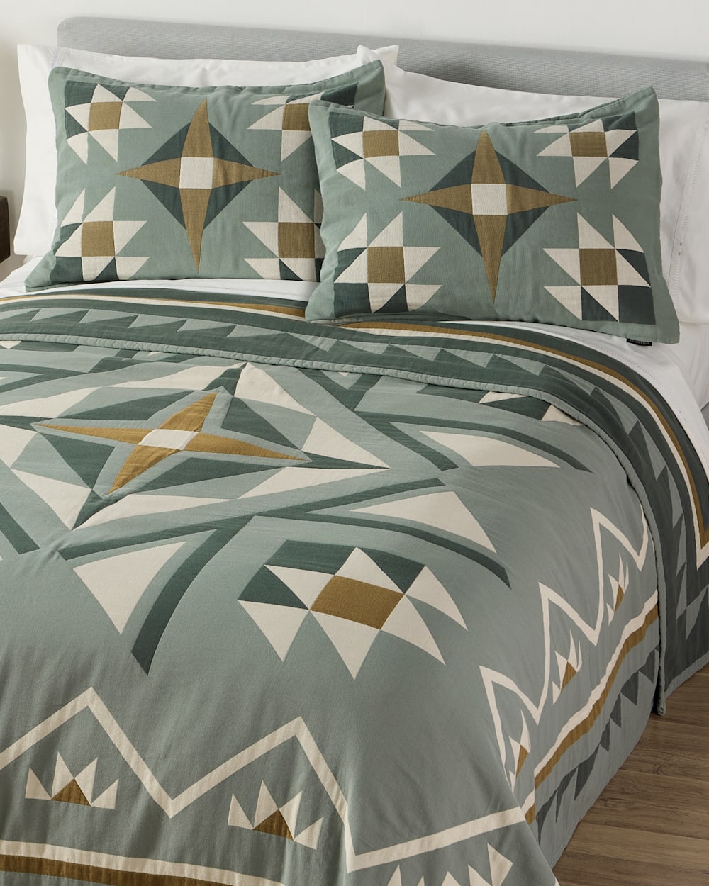 Pendleton Quilted Star Cotton Matelasse Sham