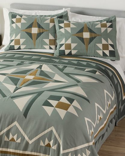 Pendleton Quilted Star Cotton Matelasse Sham