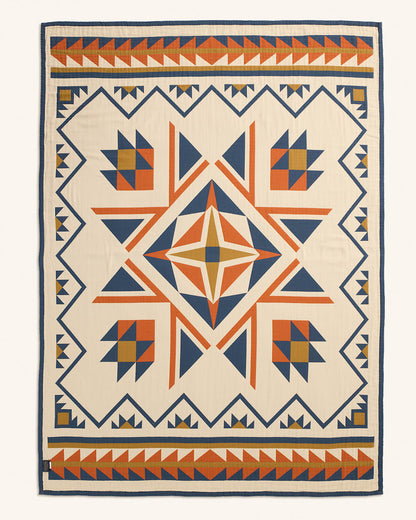Pendleton Quilted Star Cotton Matelasse Coverlet