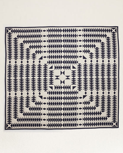 Pendleton Midnight Nova Cotton Matelasse Coverlet Bedding