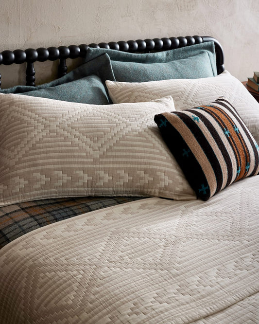 Pendleton Ganado Cotton Matelasse Coverlet & Sham Set