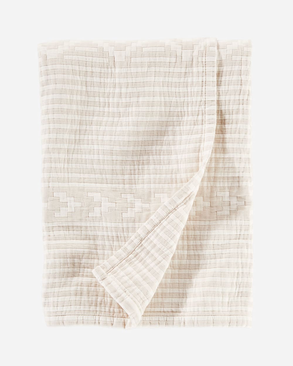 Pendleton Ganado Cotton Matelasse Coverlet-Organic Cotton