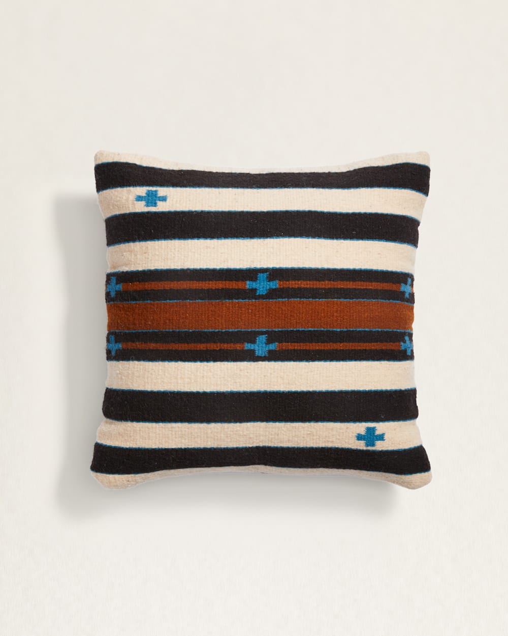 Pendleton Southwest Style Turquoise Crosses Square Pillow