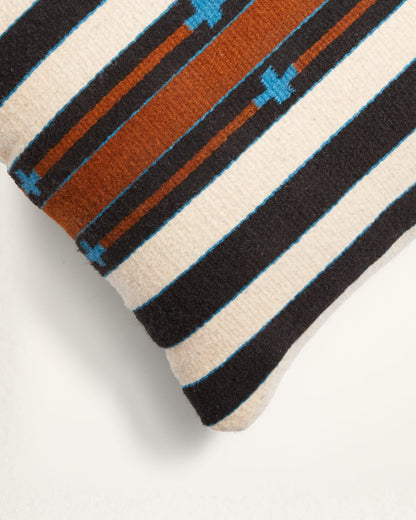 Pendleton Southwest Style Turquoise Crosses Square Pillow