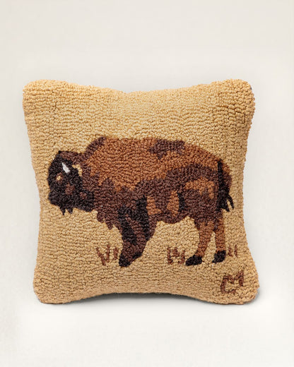 Pendleton Buy Buffalo Hooked Square Pillow, Soft & Cozy Home Decor