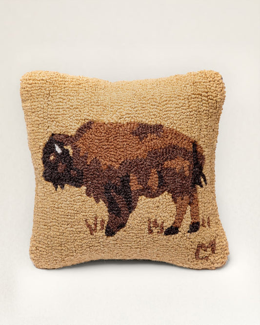Pendleton Buy Buffalo Hooked Square Pillow, Soft & Cozy Home Decor