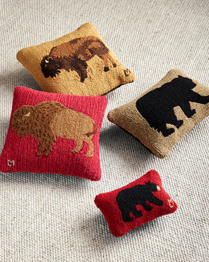 Pendleton Buy Buffalo Hooked Square Pillow, Soft & Cozy Home Decor