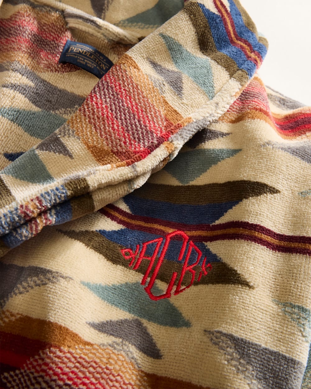 Pendleton Women's Wyeth Trail Cotton Terry Velour Bathrobe