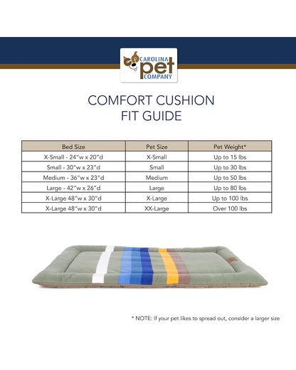 Pendleton Shop Cozy Glacier Park Comfort Cushion Pet Bed