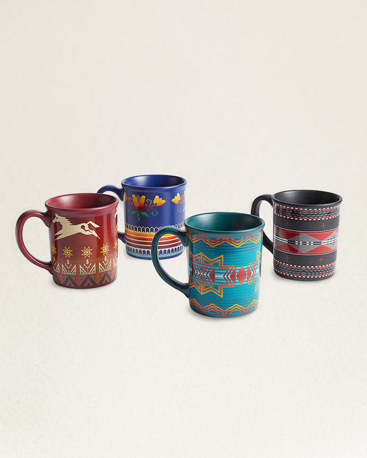 Pendleton Enjoy Coffee with American Indian College Fund Mugs