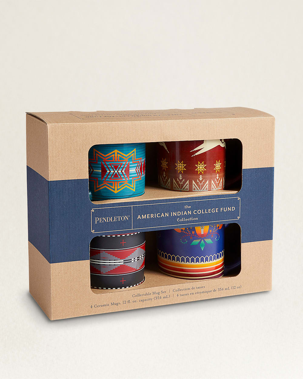 Pendleton Enjoy Coffee with American Indian College Fund Mugs