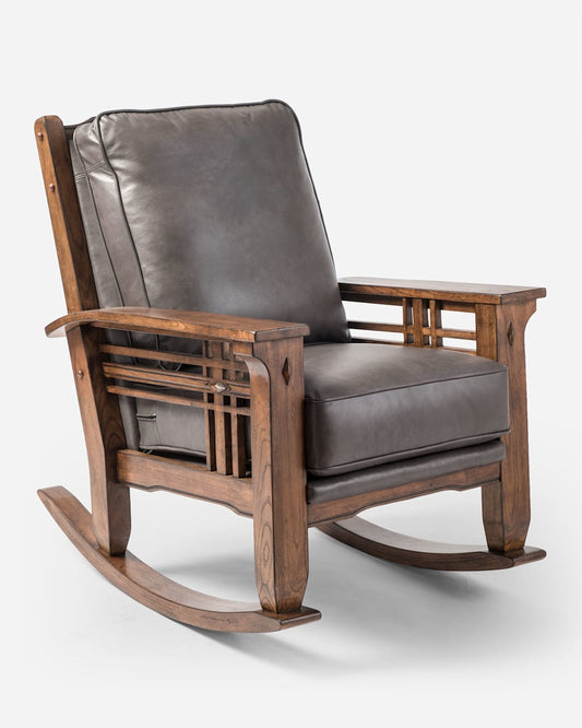 Pendleton Stagecoach Leather Rocker