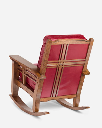 Pendleton Stagecoach Leather Rocker