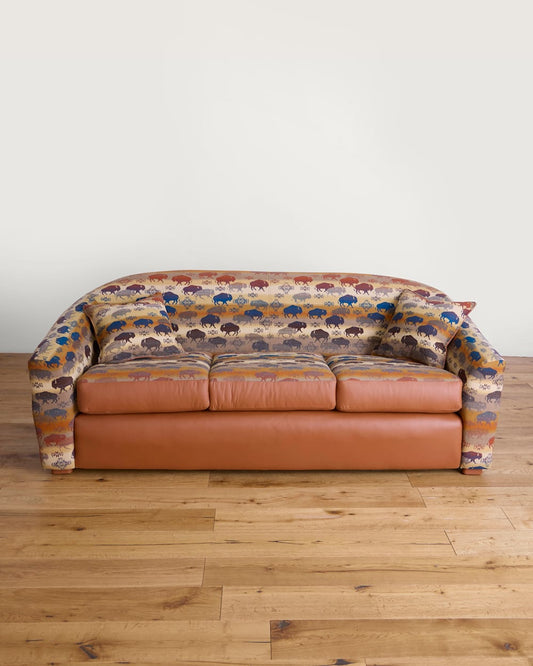 Pendleton Shop Prairie Rush Hour Barrel Sofa for Cozy Stylish Seating