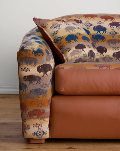 Pendleton Shop Prairie Rush Hour Barrel Sofa for Cozy Stylish Seating