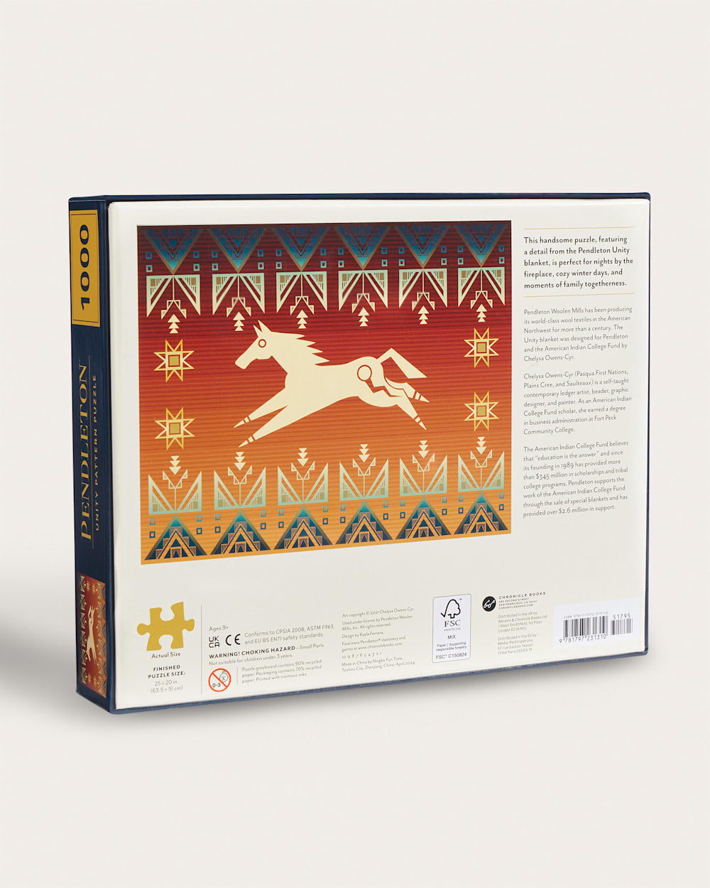 Pendleton Buy The Fun, Colorful Pendleton Unity 1000 Piece Puzzle