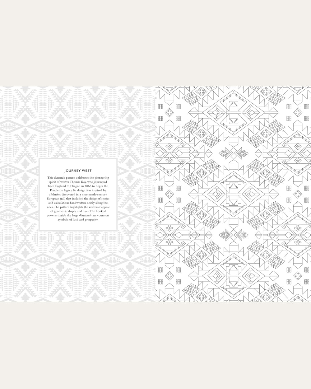 Pendleton Shop The Pendleton Coloring Book With Blanket Designs