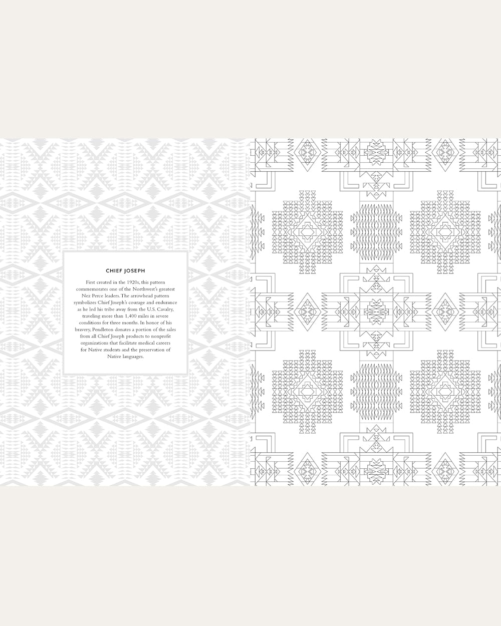 Pendleton Shop The Pendleton Coloring Book With Blanket Designs