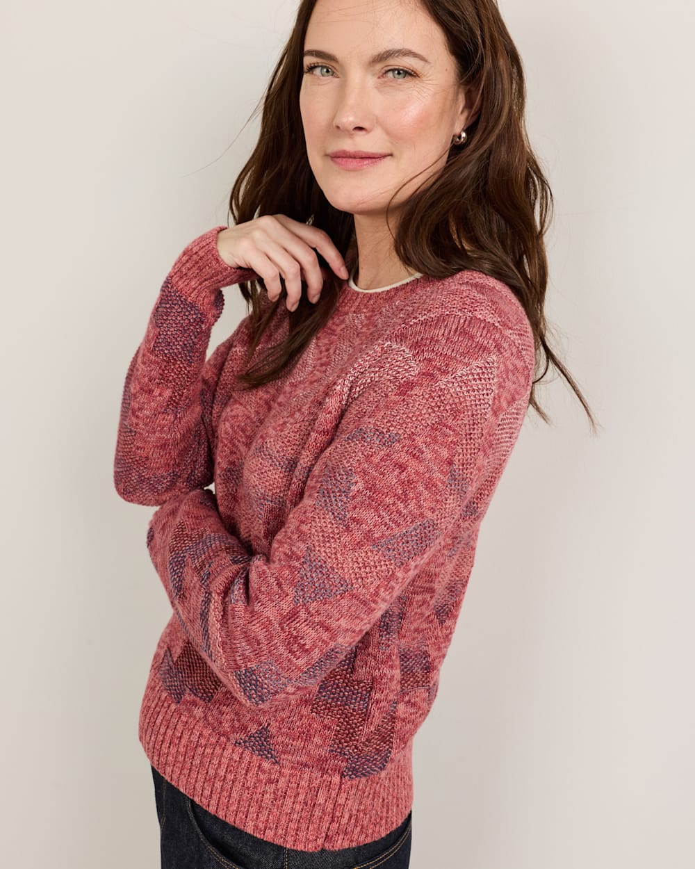 Pendleton Women's Raglan Cotton Sweater