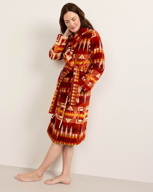 Pendleton Women's Harding Cotton Terry Velour Bathrobe