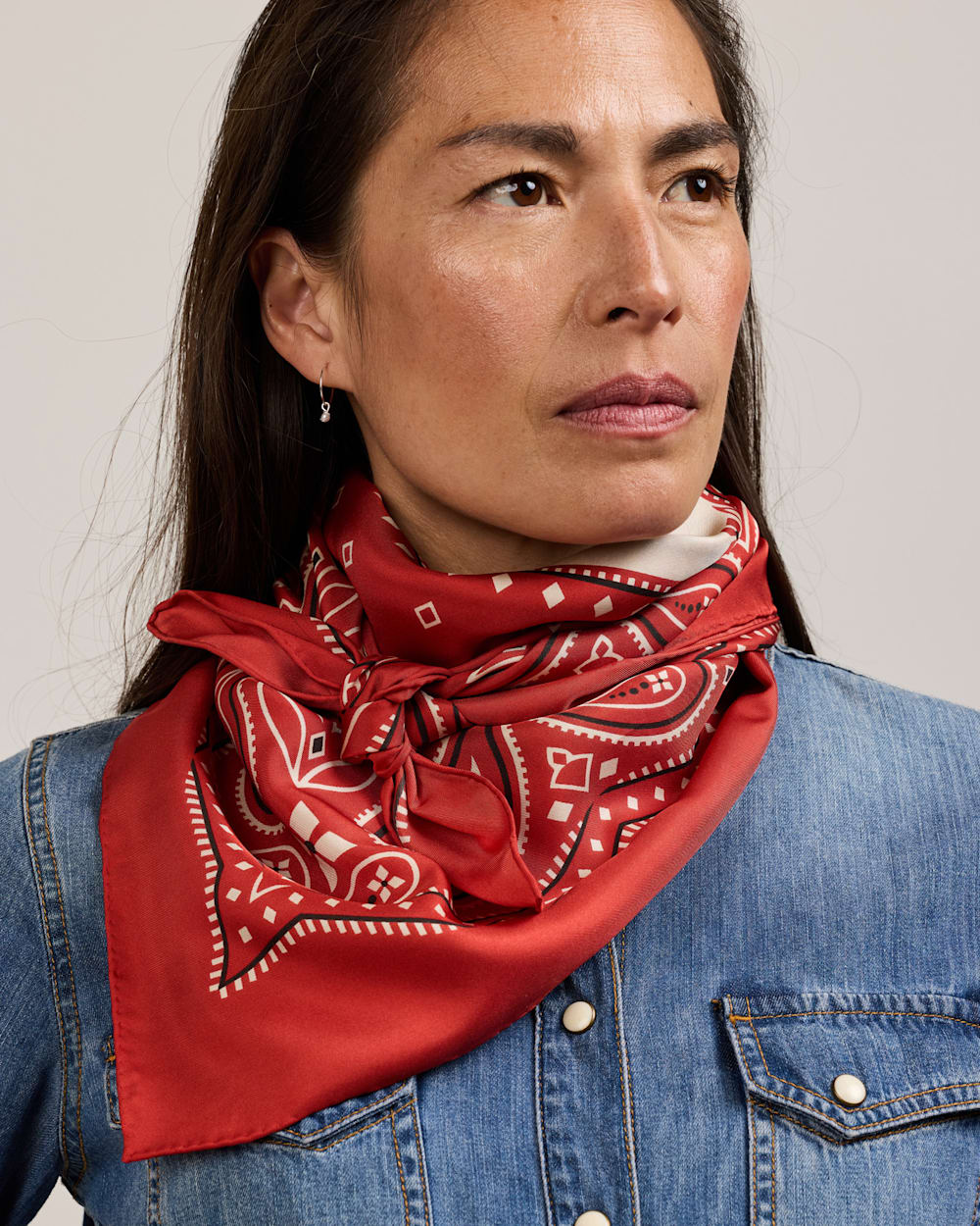 Pendleton Rodeo Spirit Silk Scarf