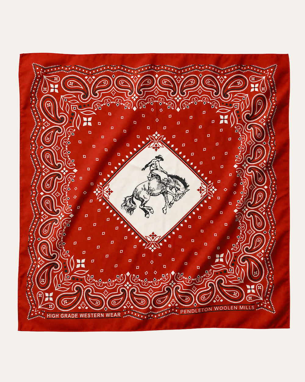 Pendleton Rodeo Spirit Silk Scarf