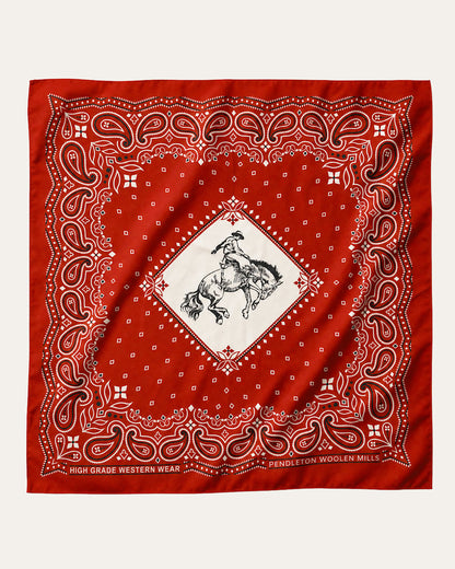 Pendleton Rodeo Spirit Silk Scarf