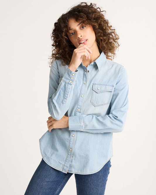 Pendleton Women's Chambray Gambler Shirt - Western Style