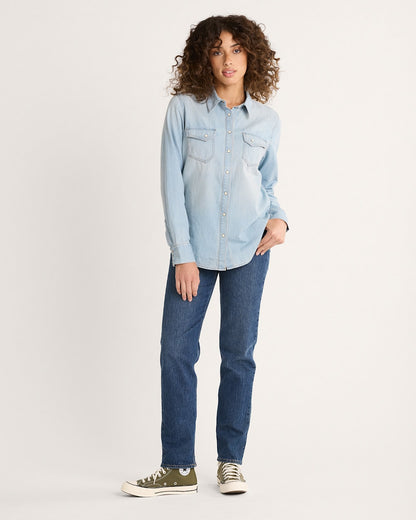 Pendleton Women's Chambray Gambler Shirt - Western Style