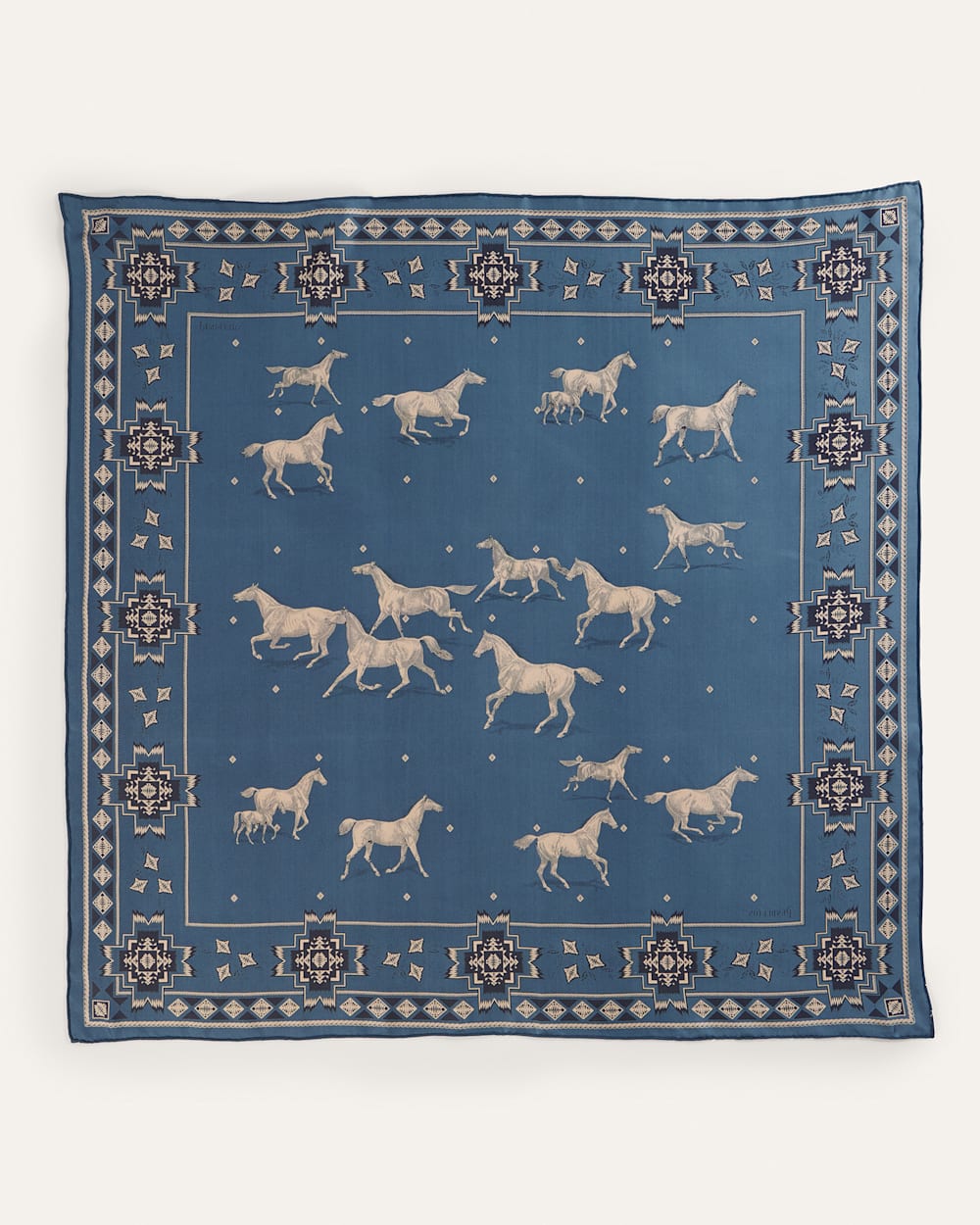 Pendleton Herd Of Horses Silk Scarf