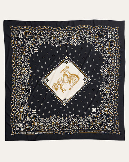 Pendleton Rodeo Spirit Silk Scarf