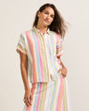 Ivory Multi Stripe