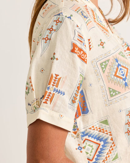 Pendleton Women's Short-Sleeve Harlow Linen Shirt