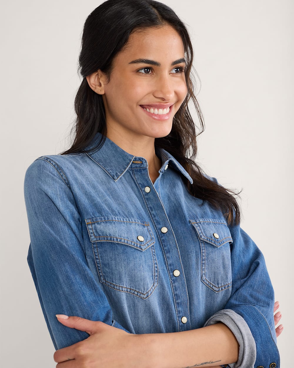 Pendleton Women's Chambray Gambler Shirt - Western Style