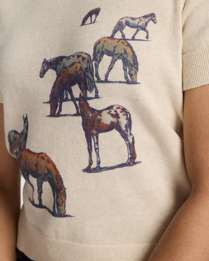 Pendleton Shop Classic Western Soft Women's Wild Horse Cotton Sweater