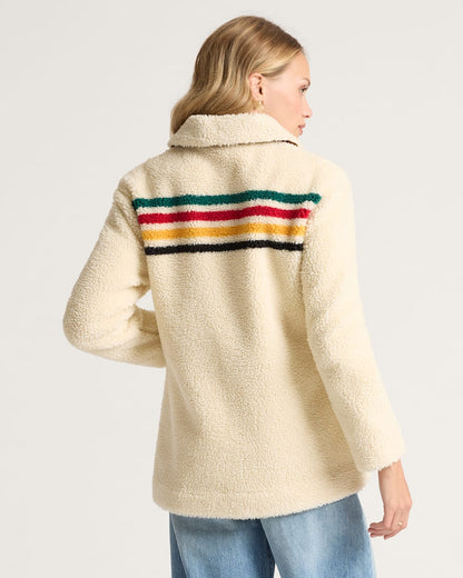 Pendleton Shop Women's Glacier Sunset Sherpa Jacket in Outerwear