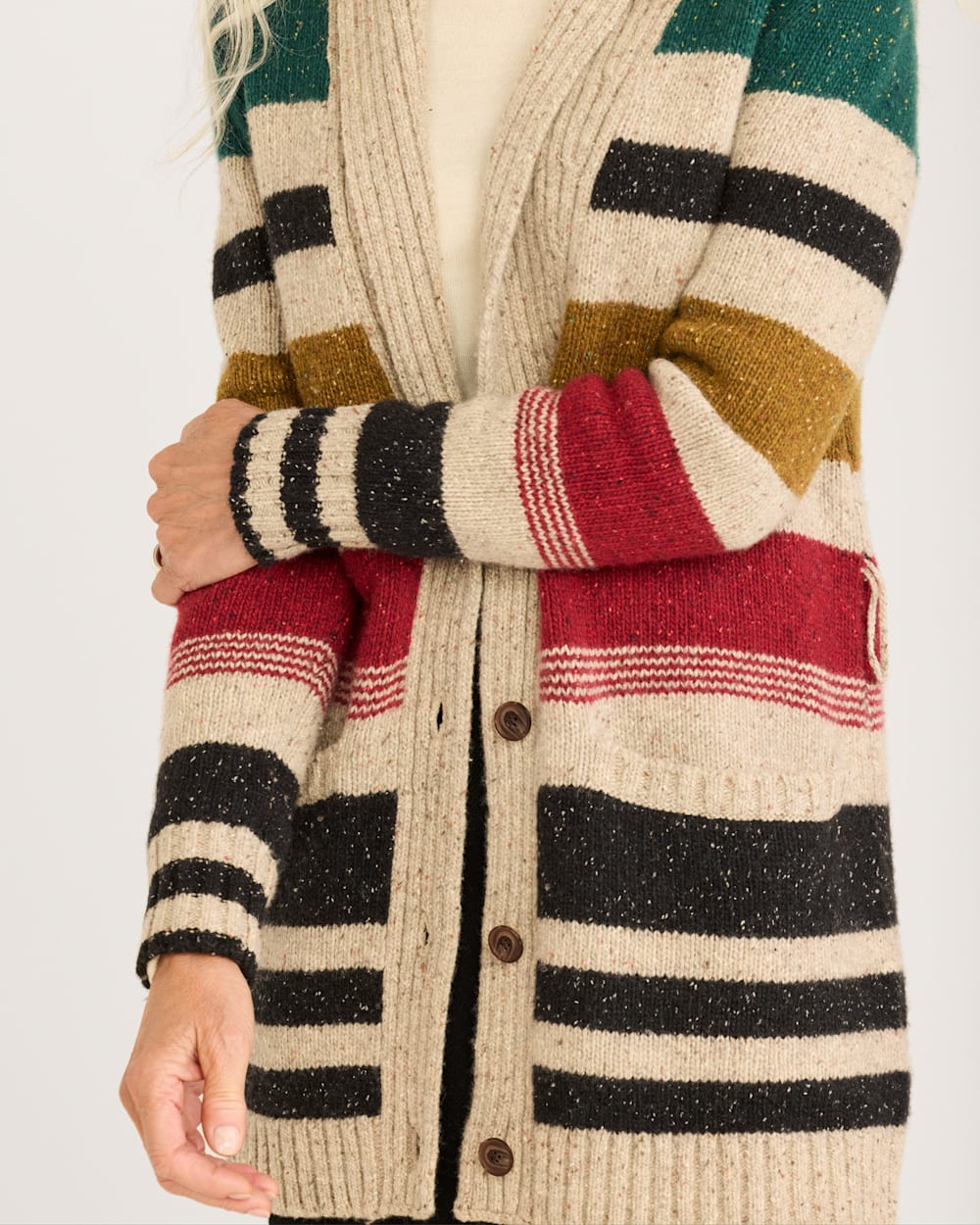 Pendleton WOMEN'S CAMP STRIPE CARDIGAN