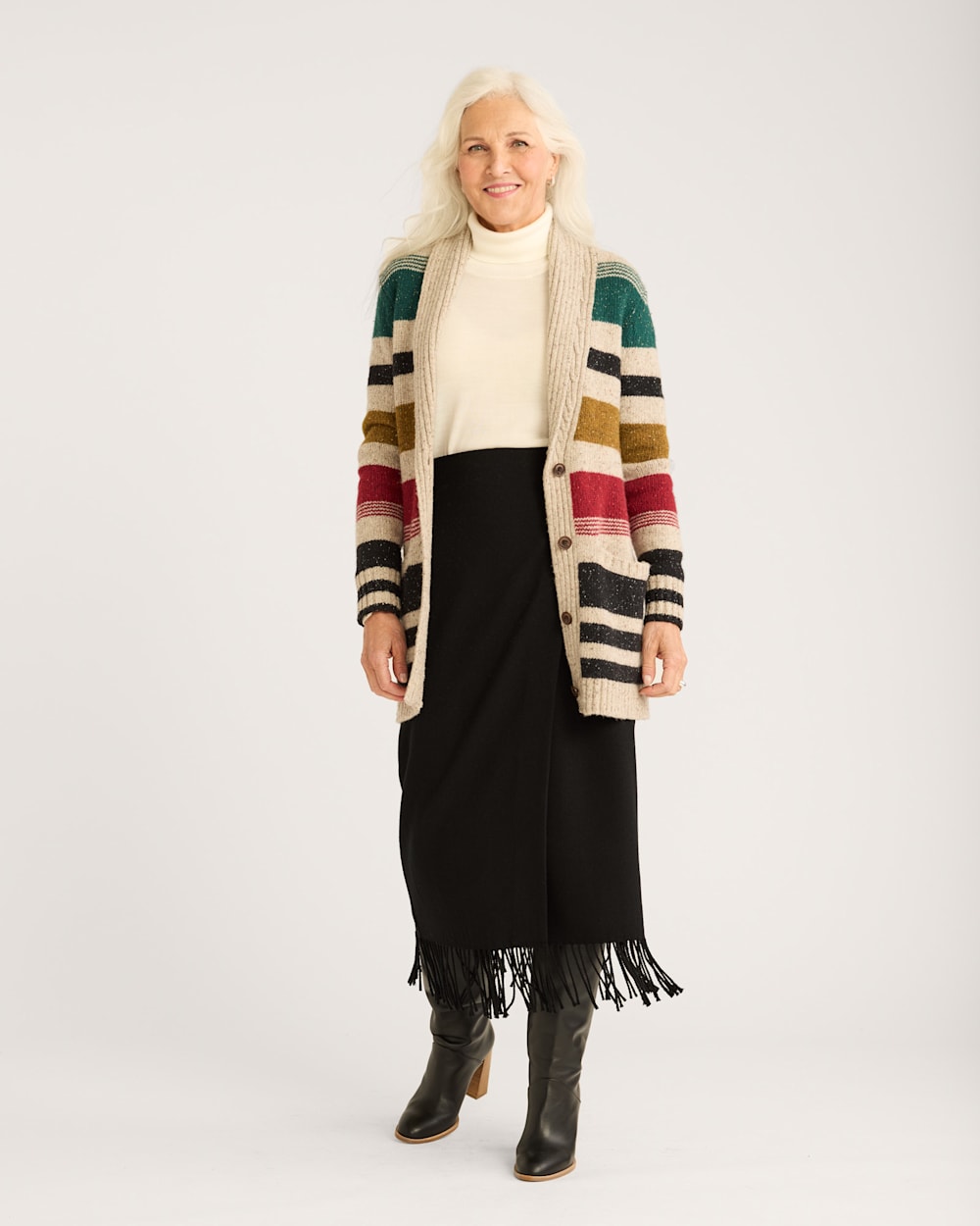 Pendleton WOMEN'S CAMP STRIPE CARDIGAN