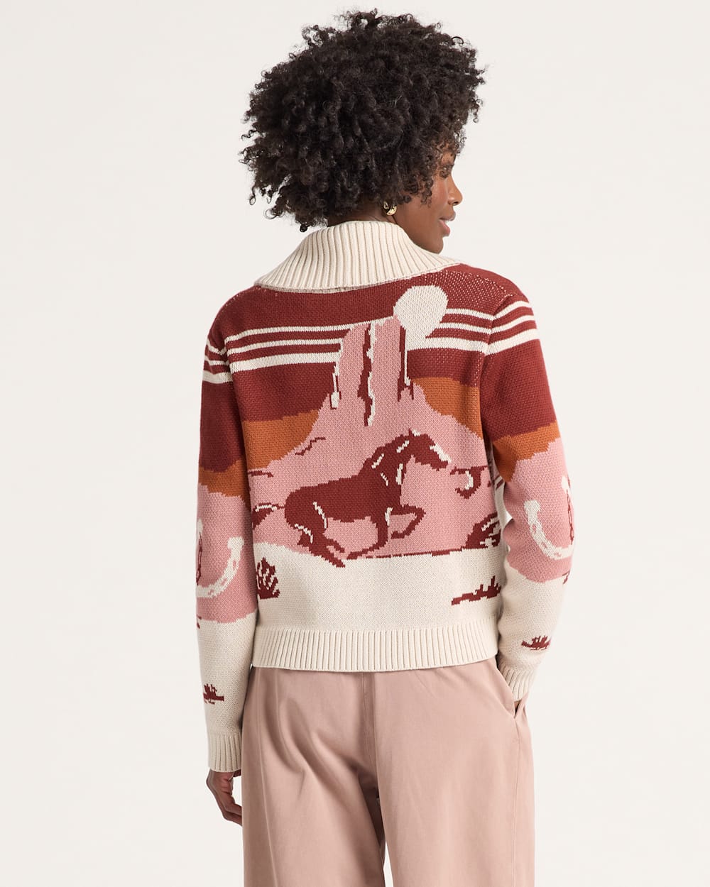 Pendleton Shop Cotton Women's Western Scenic Cotton Cardigan