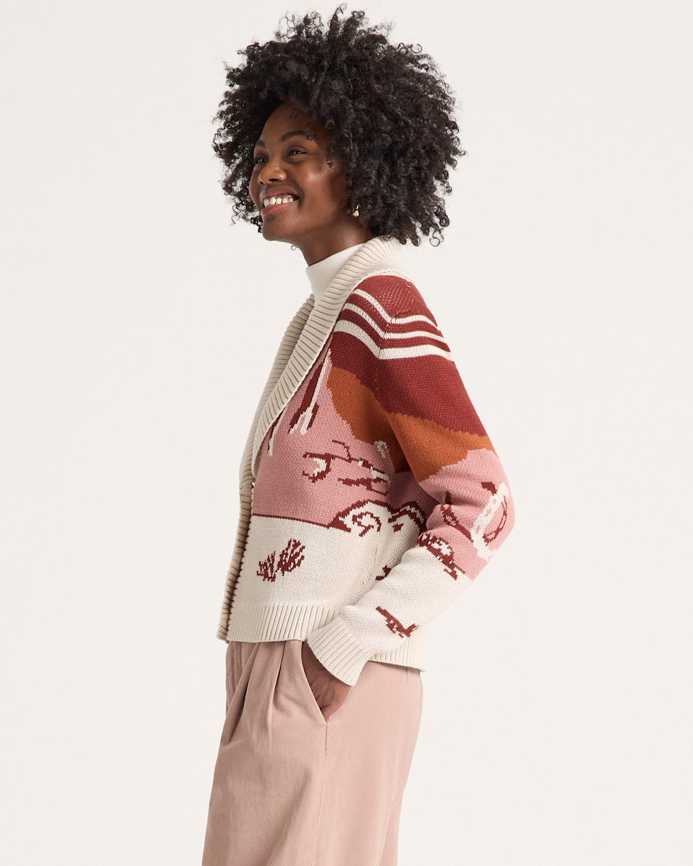 Pendleton Shop Cotton Women's Western Scenic Cotton Cardigan