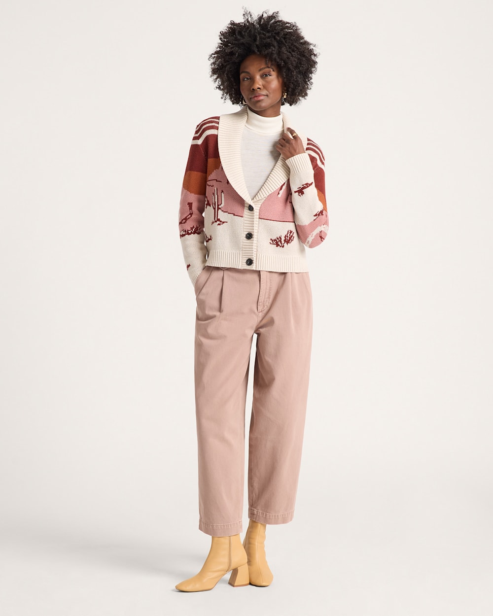 Pendleton Shop Cotton Women's Western Scenic Cotton Cardigan